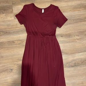 Maxi Crimson Dress